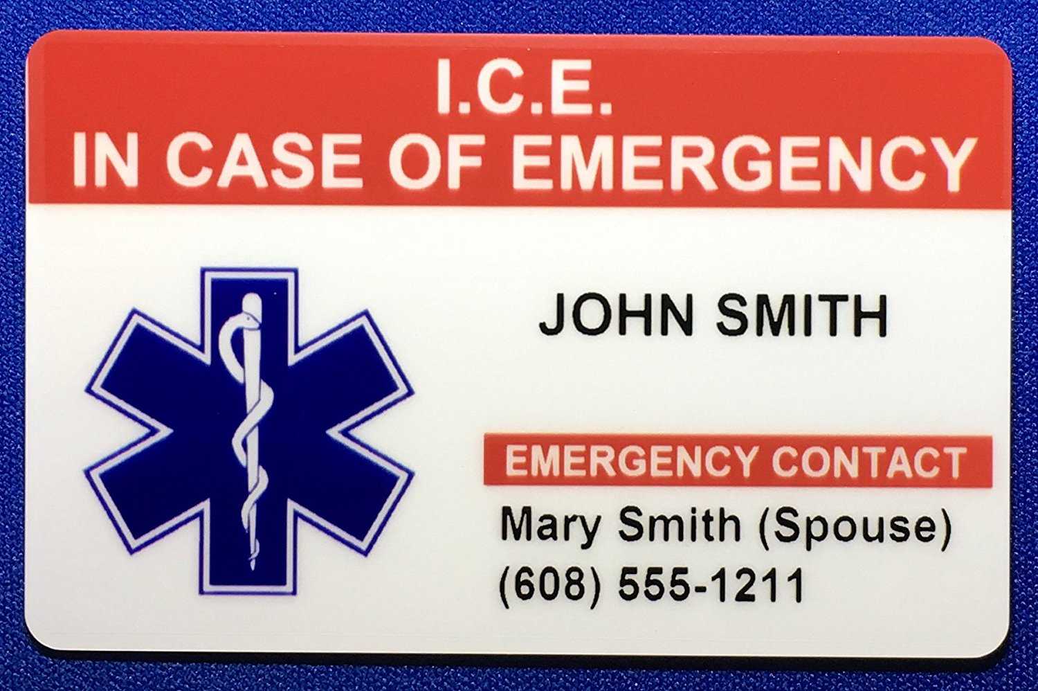 Cheap Emergency Card Template, Find Emergency Card Template Within In Case Of Emergency Card Template