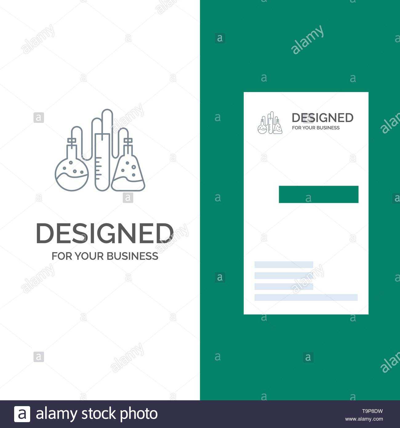Chemical, Dope, Lab, Science Grey Logo Design And Business Pertaining To Dope Card Template