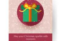 Christmas Brochure Template Abstract Typographical inside Christmas Brochure Templates Free