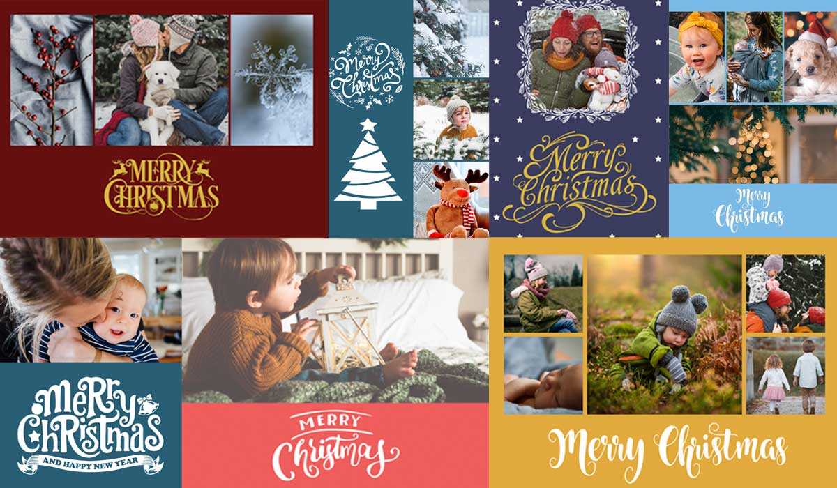 Christmas Card Psd Templates For Photographers – Slr Throughout Holiday Card Templates For Photographers
