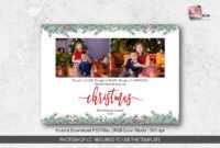 Christmas Card Template For Photographers with regard to Holiday Card Templates For Photographers