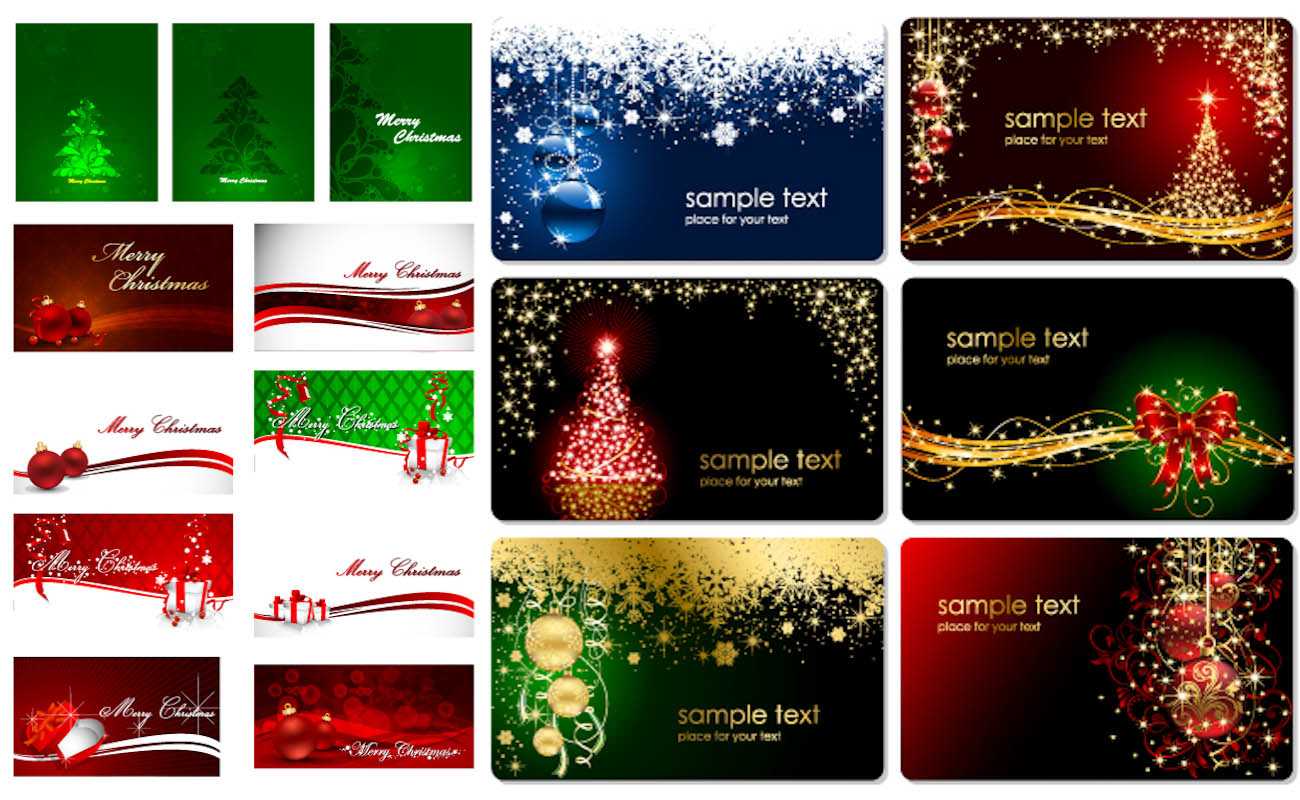 Christmas Cards Vector | Vector Graphics Blog Intended For Free Christmas Card Templates For Photoshop