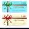 Christmas Gift Card Or Gift Voucher Template for Christmas Gift Certificate Template Free Download