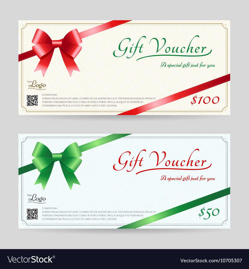 Christmas Gift Card Or Gift Voucher Template In Free Christmas Gift Certificate Templates