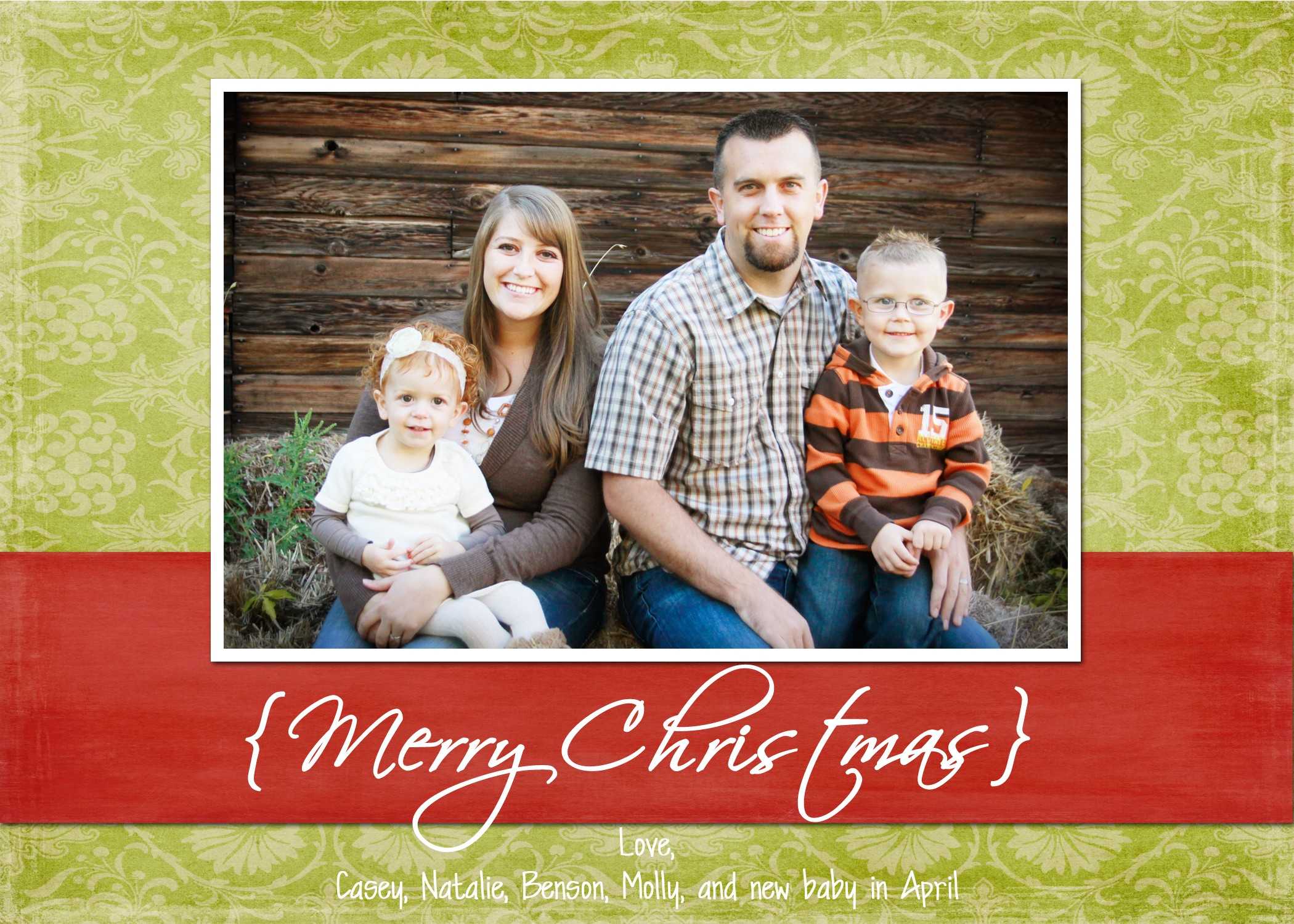 Christmas Holiday Card Templates For Photographers Photoshop Within Christmas Photo Card Templates Photoshop