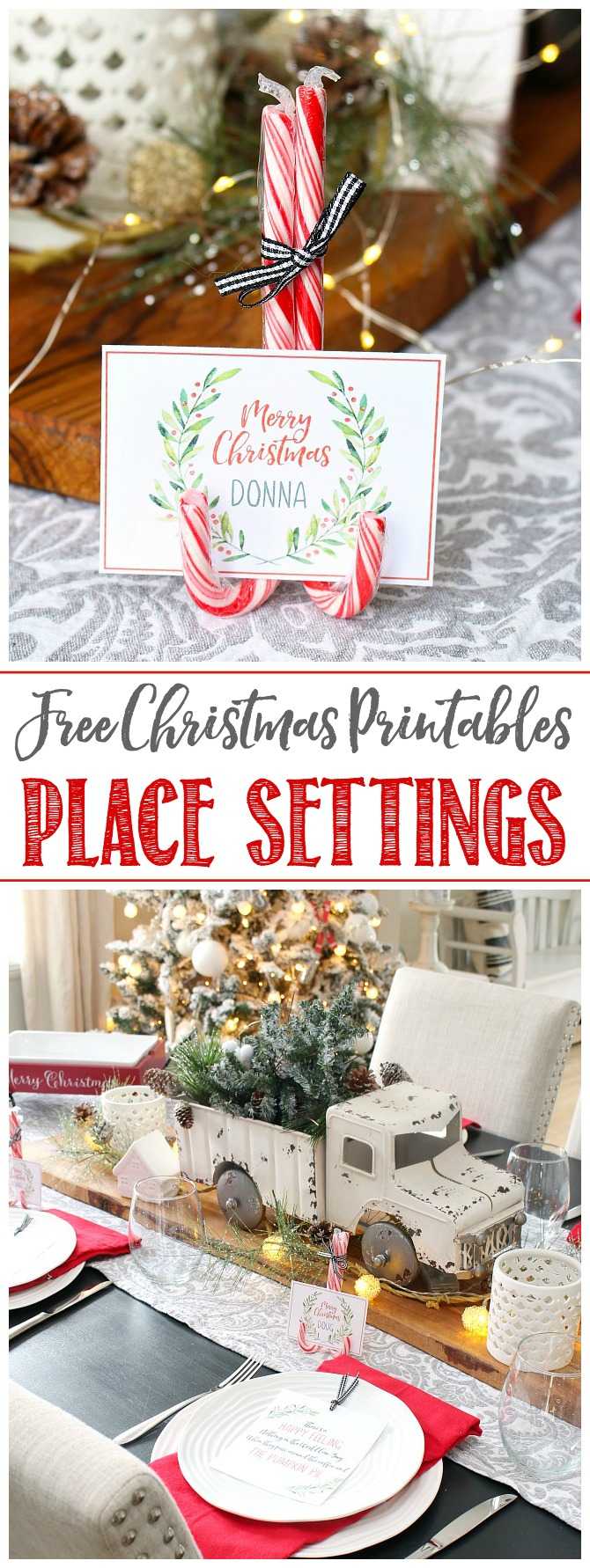 Christmas Printables – Free Printable Christmas Place Cards Intended For Christmas Table Place Cards Template