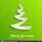 Christmas Tree – 3D Abstract New Year Background. Greeting With Regard To 3D Christmas Tree Card Template
