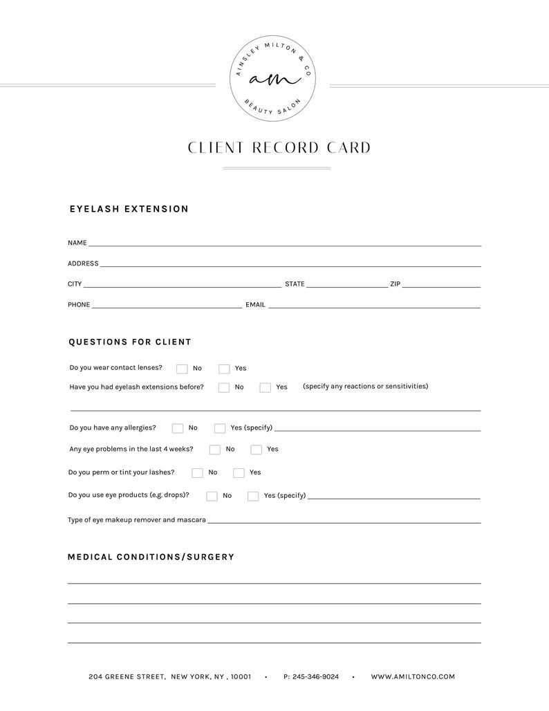Client Record Template – Beyti.refinedtraveler.co In Dog Grooming Record Card Template
