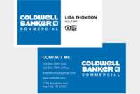 Coldwell Banker Business Card with regard to Coldwell Banker Business Card Template