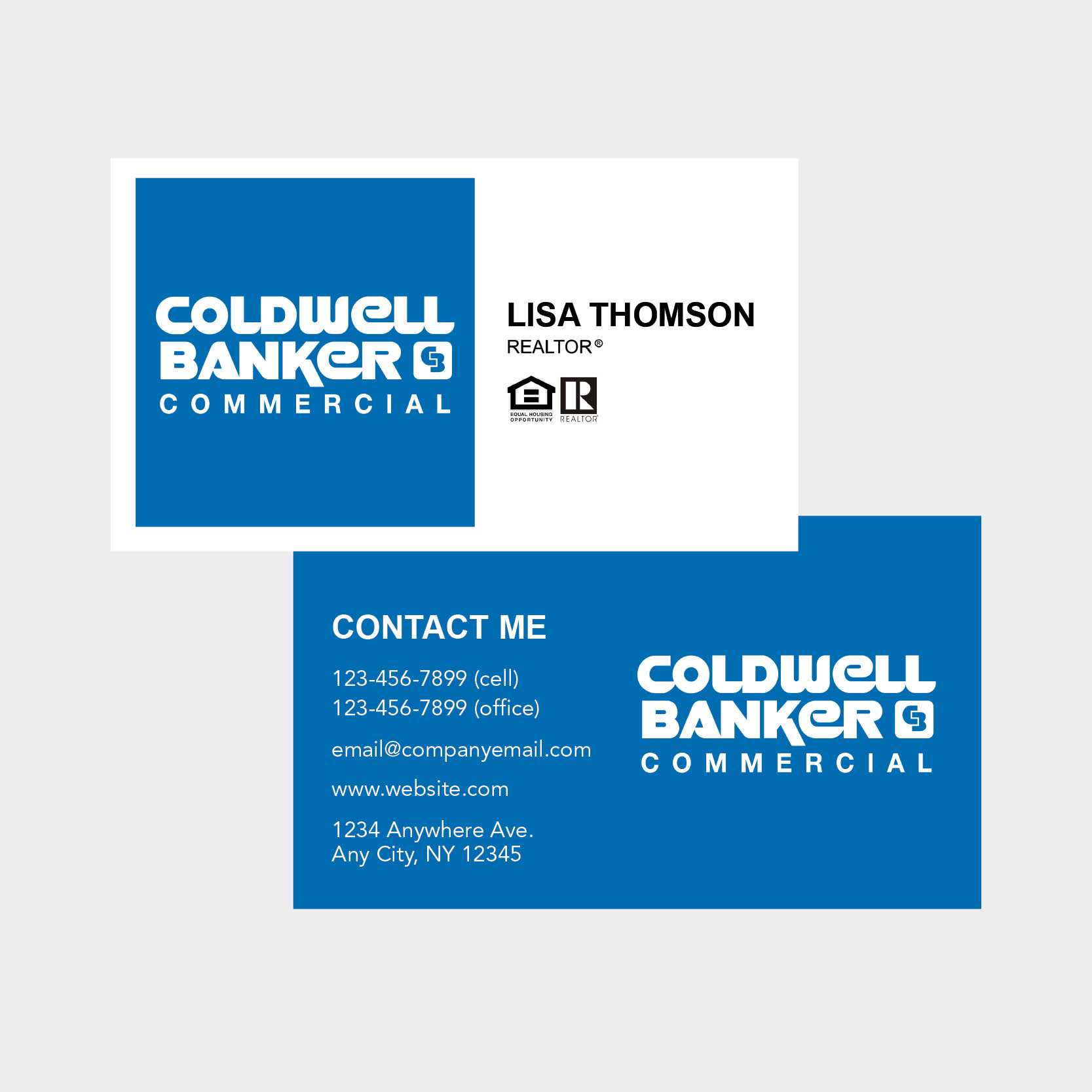 Coldwell Banker Business Card With Regard To Coldwell Banker Business Card Template