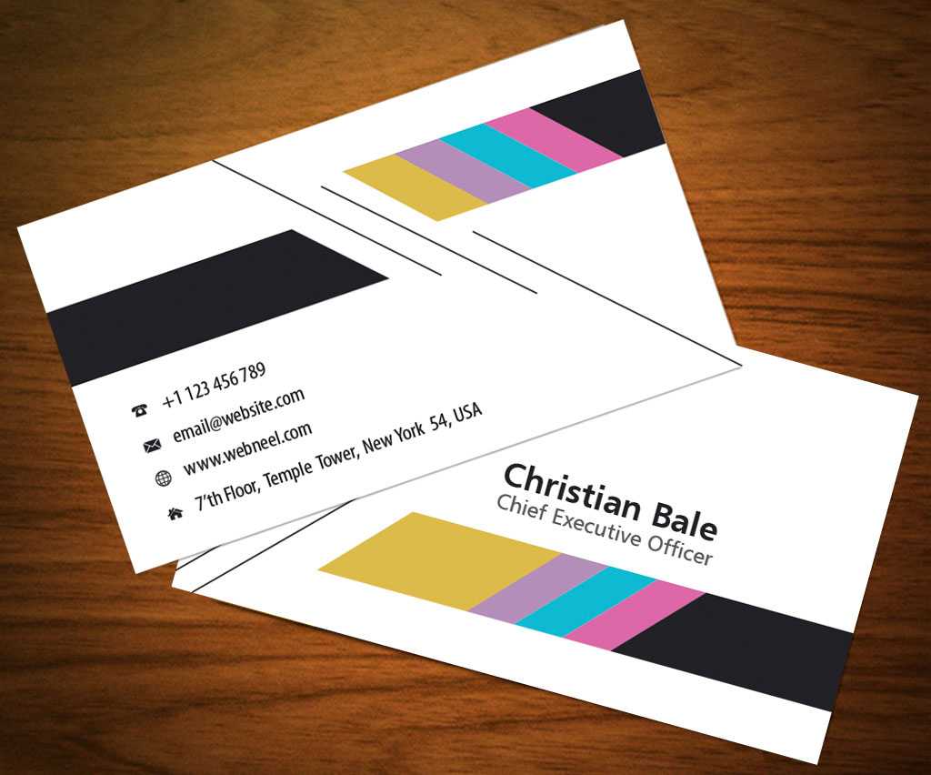 Colorful Business Card Template Free Download – Freedownload Intended For Christian Business Cards Templates Free