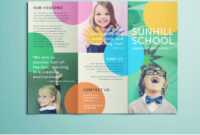 Colorful School Brochure - Tri Fold Template | Download Free regarding School Brochure Design Templates