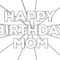 Coloring : Coloring Bookle Birthday Cards Free Happy Card Intended For Mom Birthday Card Template