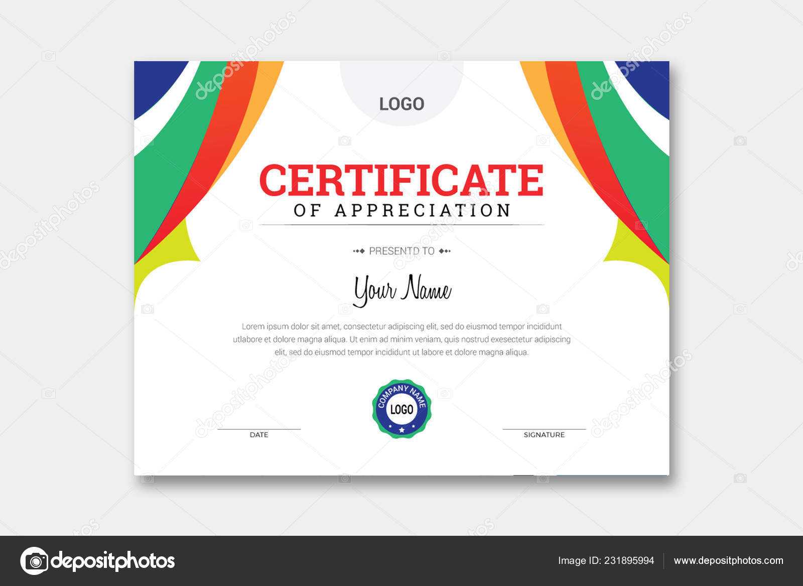 Comp Card Template Psd | Abstract Certificate Template Pertaining To Comp Card Template Psd