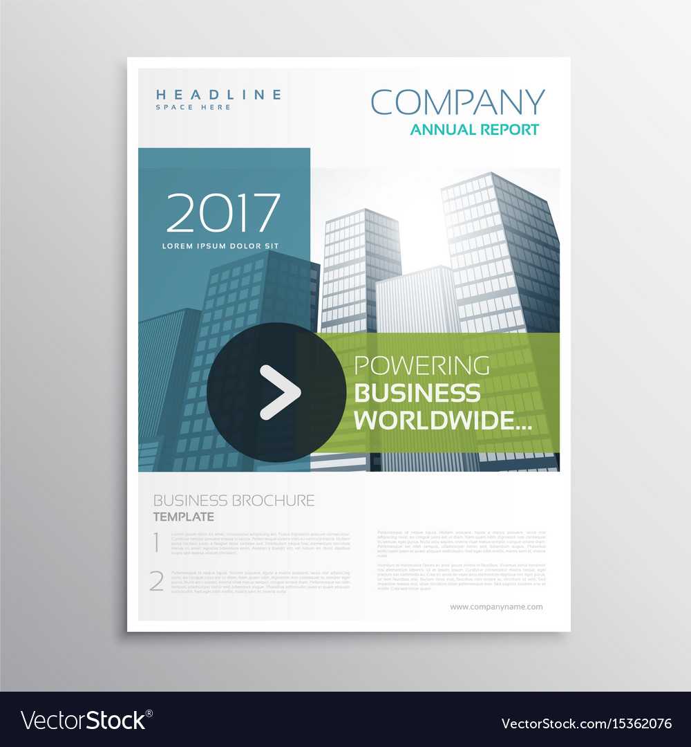 Company Brochure Design Template In Clean Modern Within Cleaning Brochure Templates Free