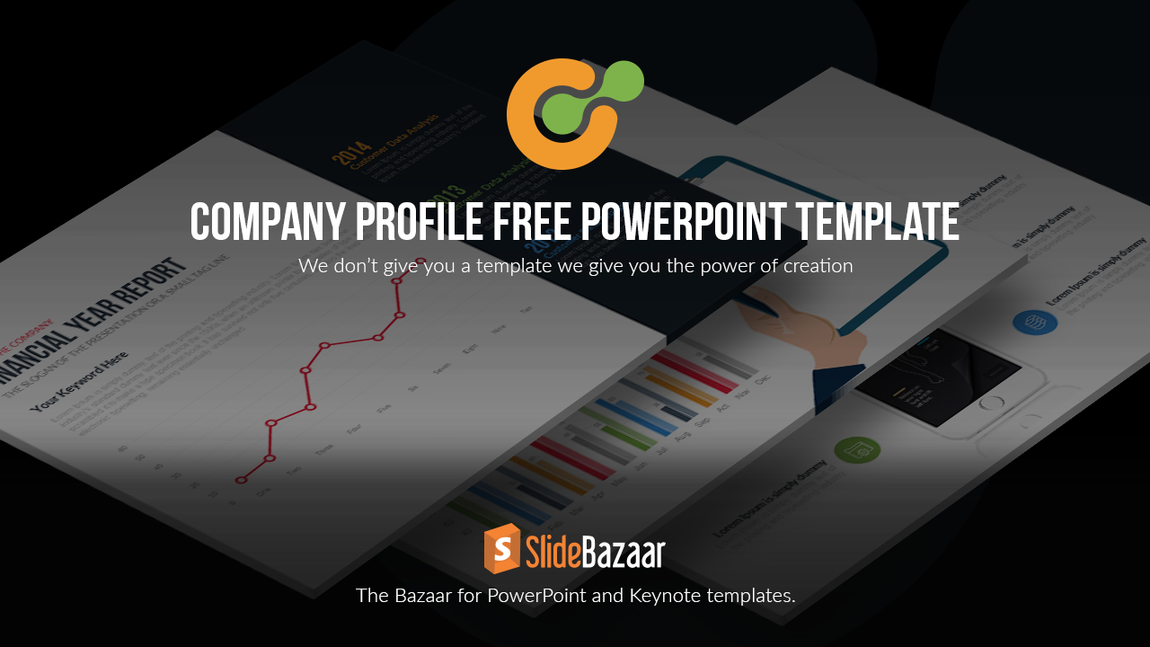 Company Profile Powerpoint Template Free – Slidebazaar With Powerpoint Sample Templates Free Download