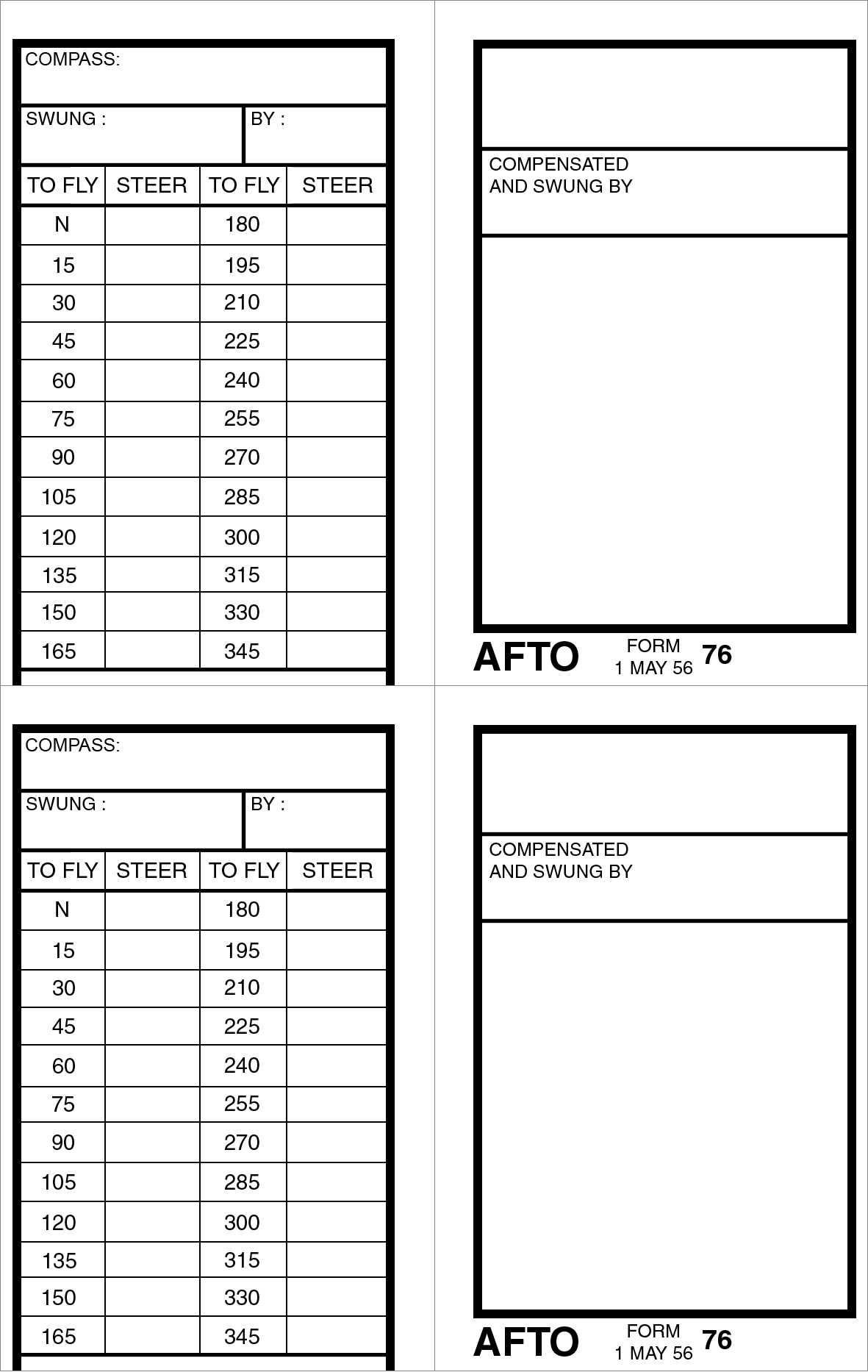 Compass Deviation Card Template ] - Can Be Found At Quot Throughout Compass Deviation Card Template