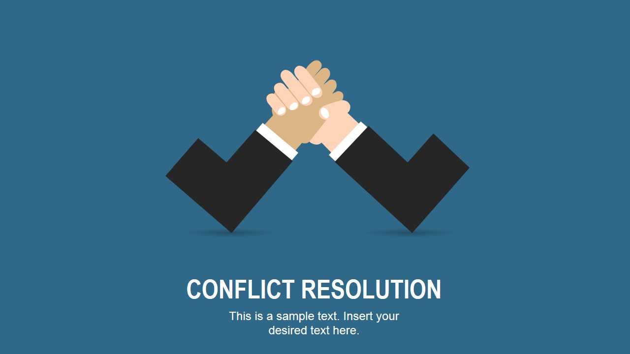 Conflict Resolution Slides For Powerpoint Regarding Powerpoint Template Resolution