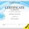 Contemporary Certificate Of Completion Template Instant Digital Download For Certificate Of Completion Word Template