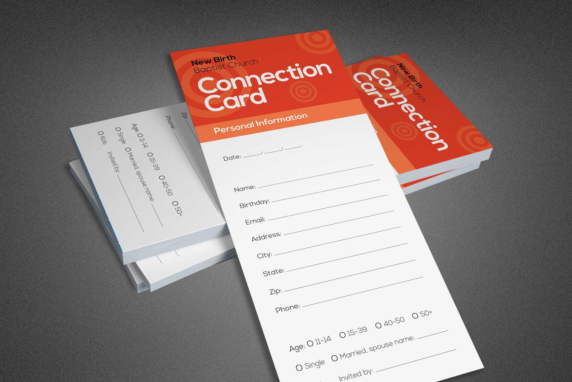 Core Church Connection Card Template Throughout Decision Card Template
