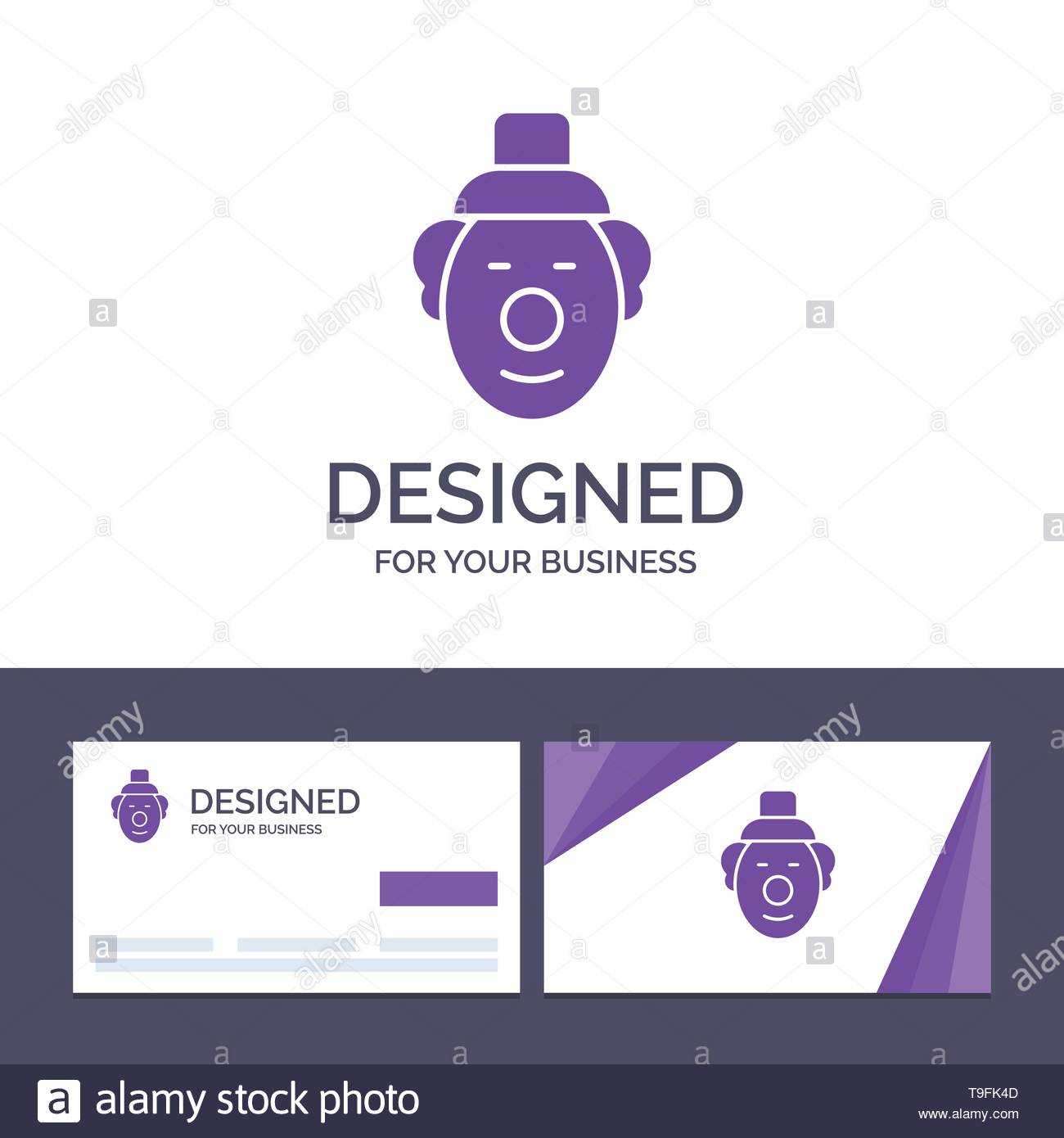 Creative Business Card And Logo Template Joker, Clown With Regard To Joker Card Template