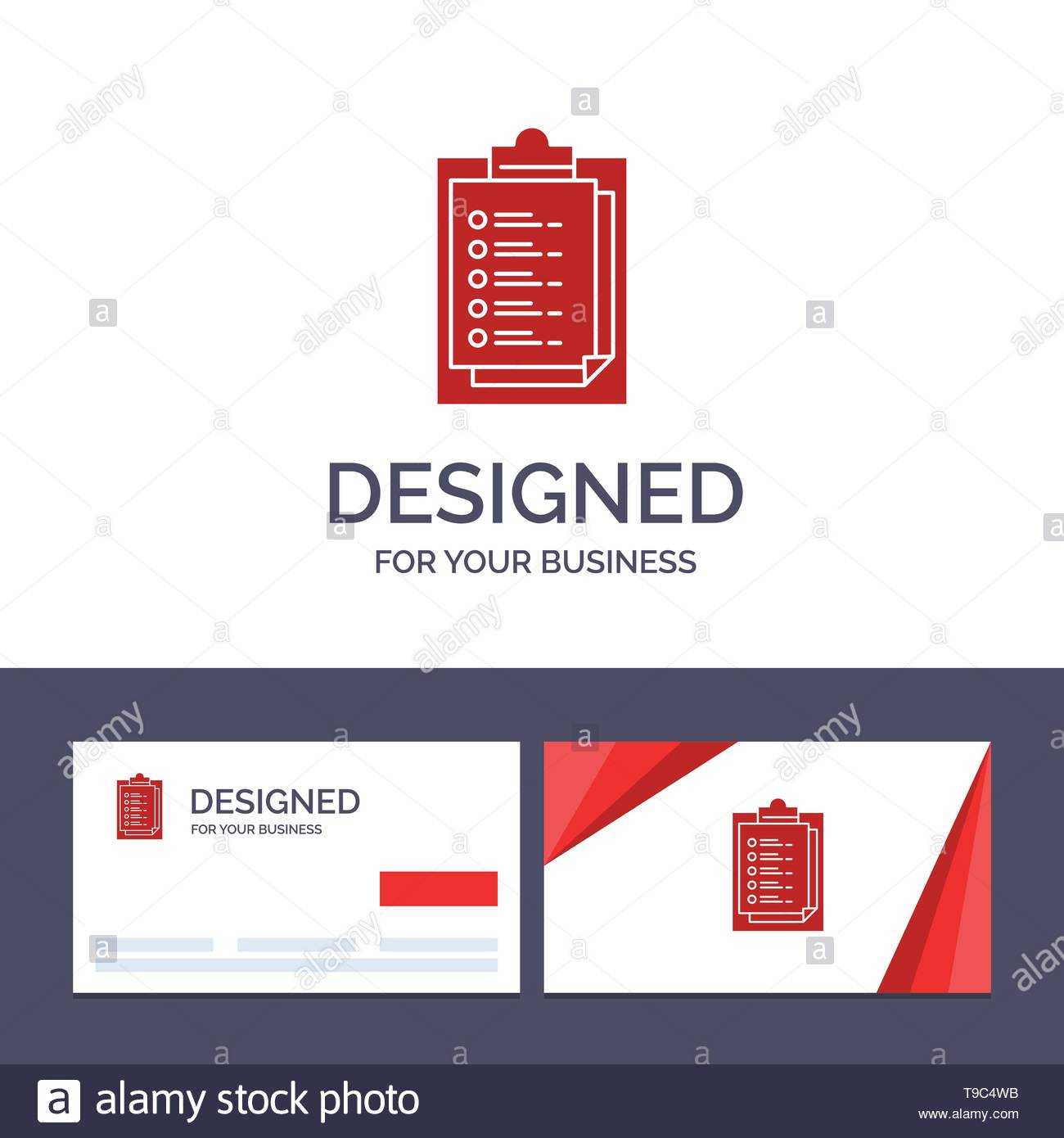 Creative Business Card And Logo Template Notepad, Report With Regard To Result Card Template