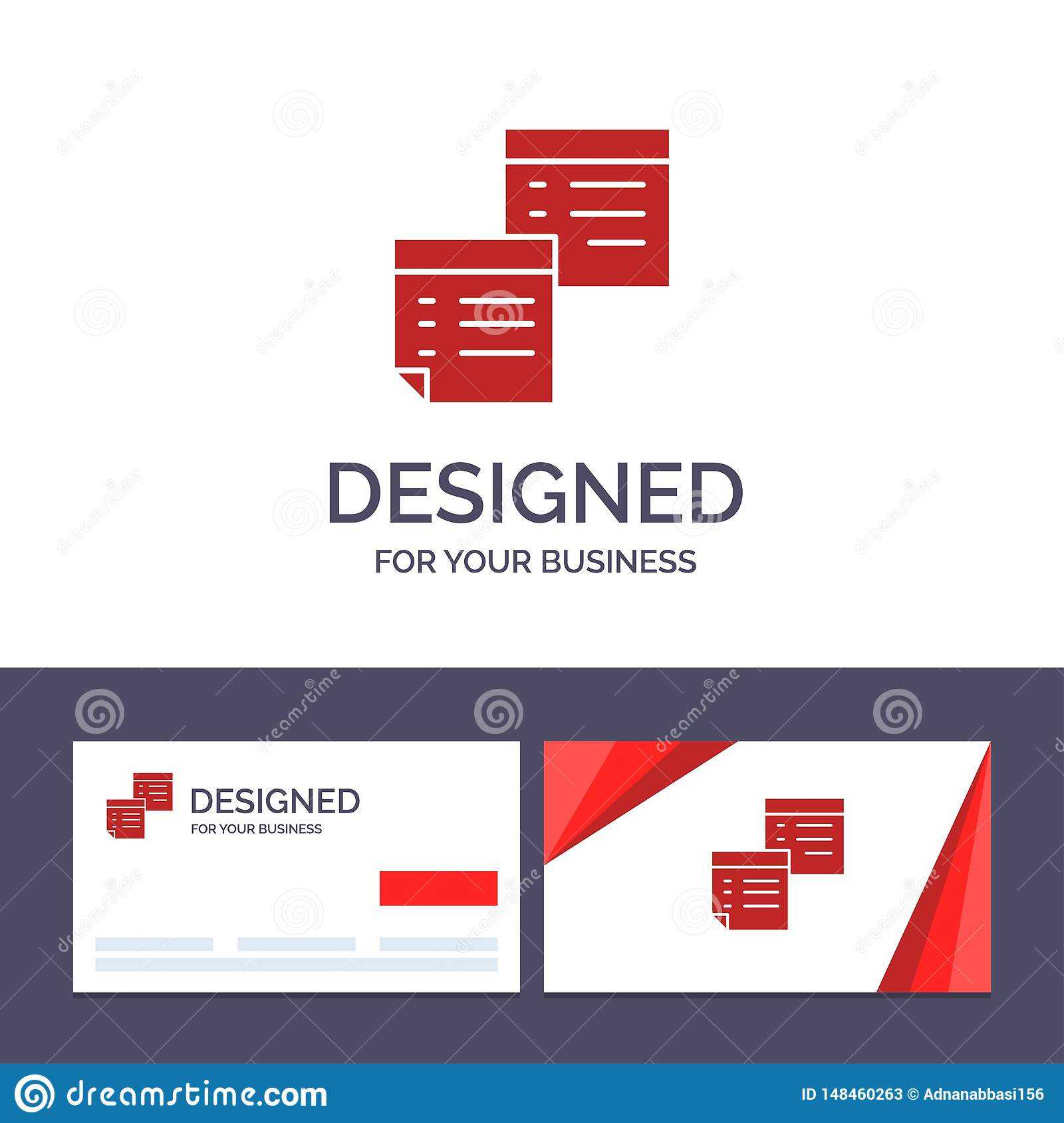 Creative Business Card And Logo Template Sticky, Files, Note Throughout Business Card Template Open Office