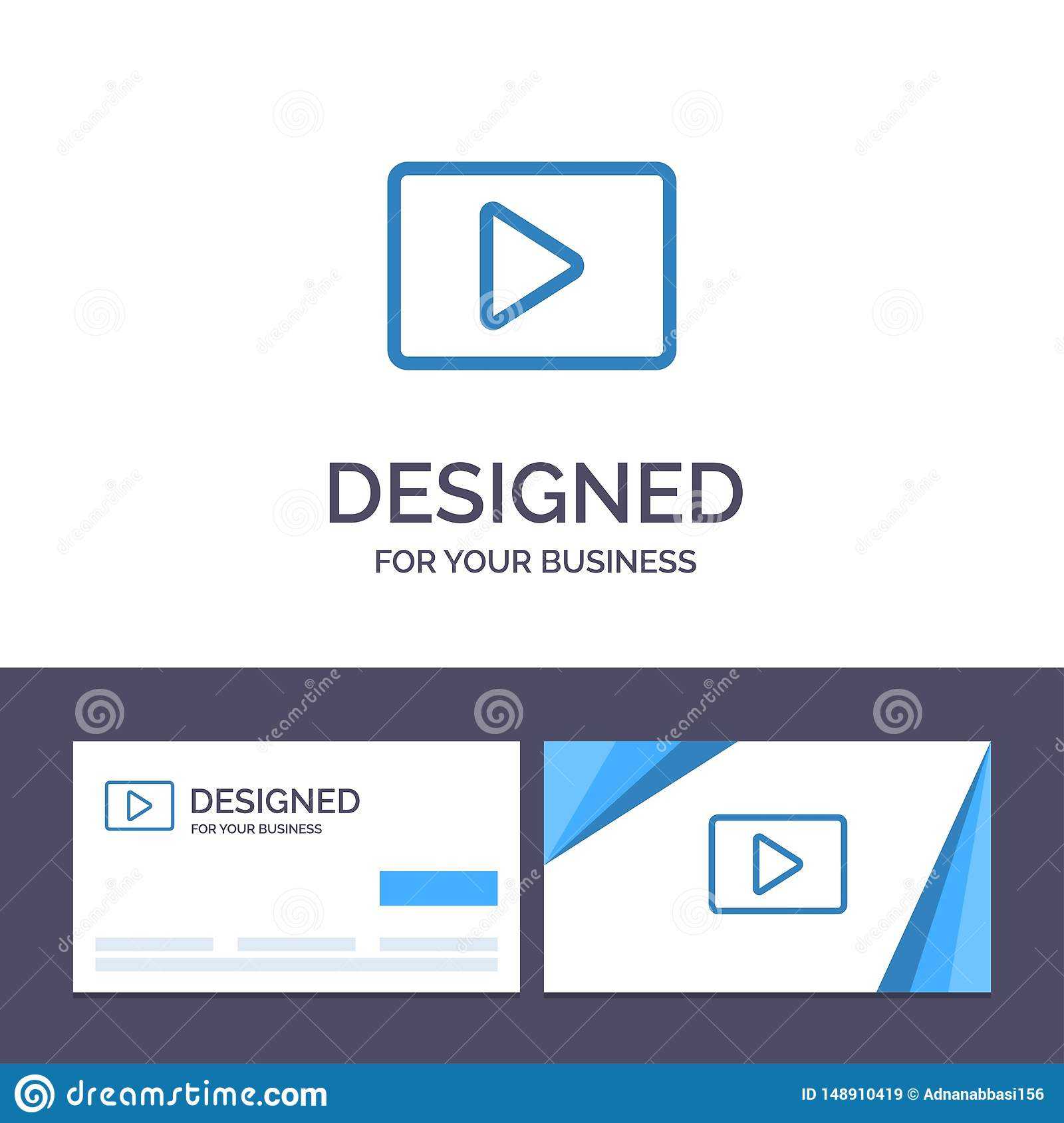 Creative Business Card And Logo Template Youtube, Paly Throughout Push Card Template