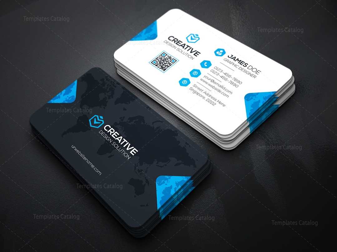 Creative Company Business Card Template 000036 Pertaining To Company Business Cards Templates