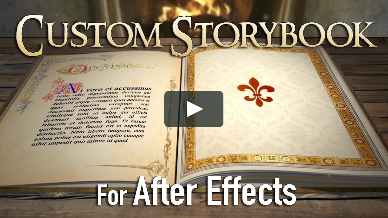 Custom 3D Fairy Tale Storybook (For After Effects) Intended For Fairy Tale Powerpoint Template