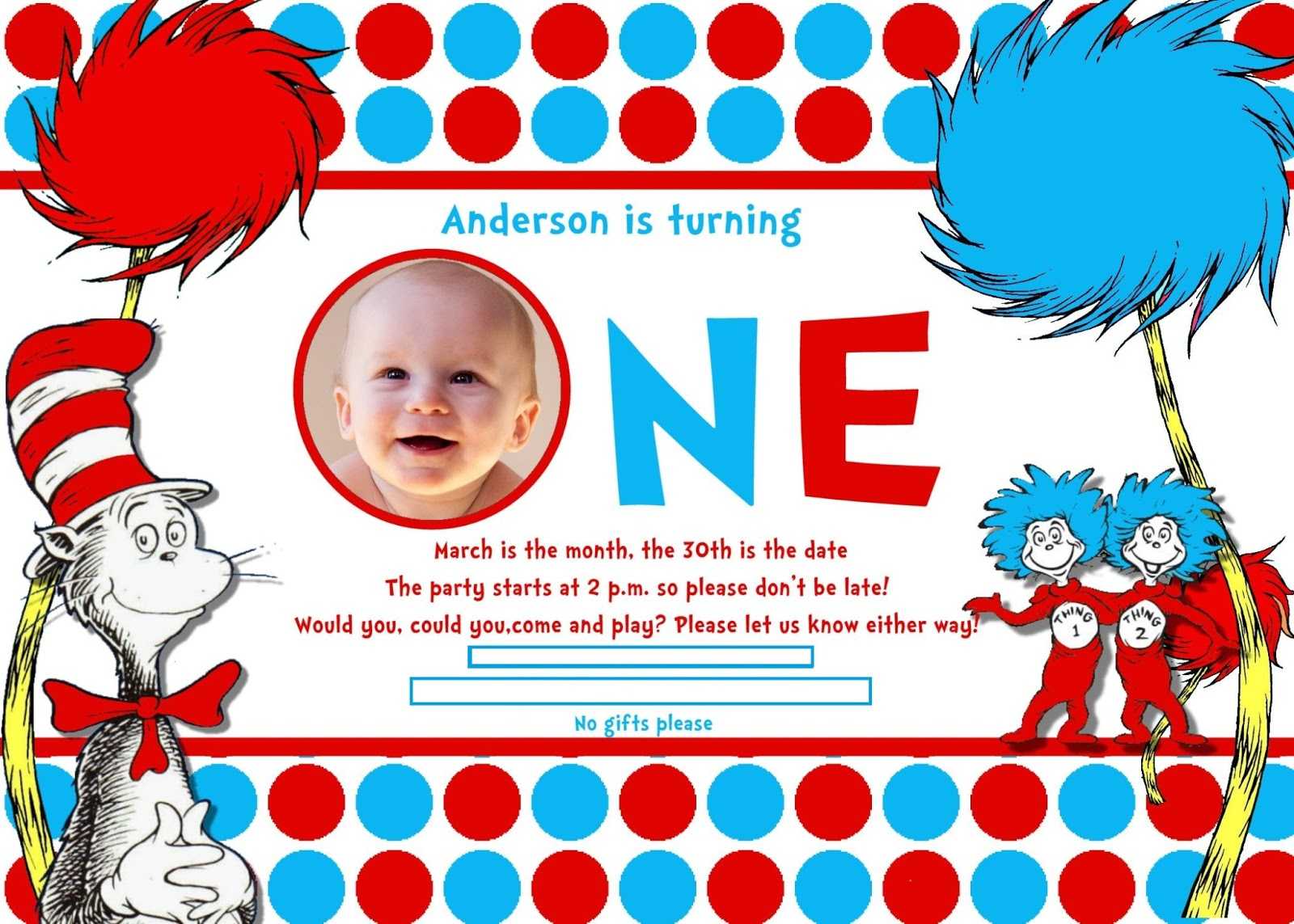 Cute Dr Seuss Quotes. Quotesgram Pertaining To Dr Seuss Birthday Card Template