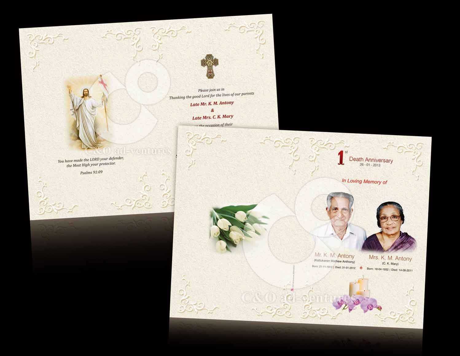 Death Anniversary Cards Templates - Best Professional Templates With Regard To Death Anniversary Cards Templates