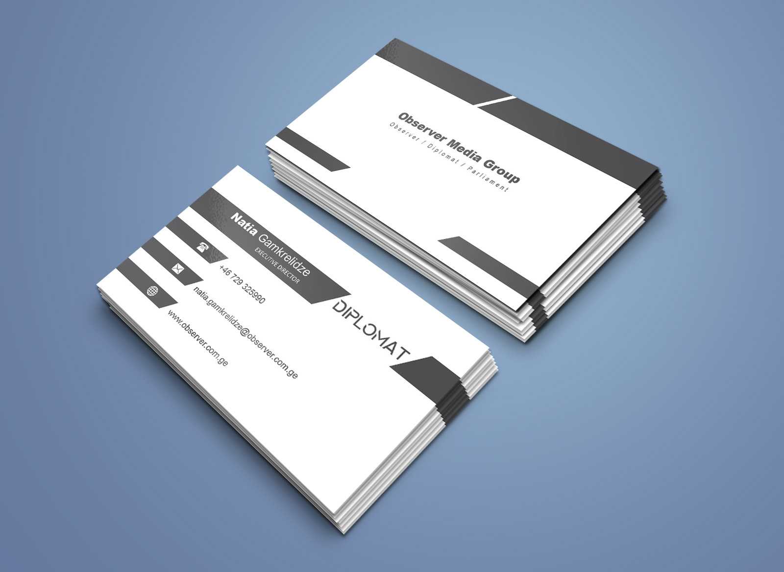 Design A Unique Double Sided Business Card For $5 With 2 Sided Business Card Template Word