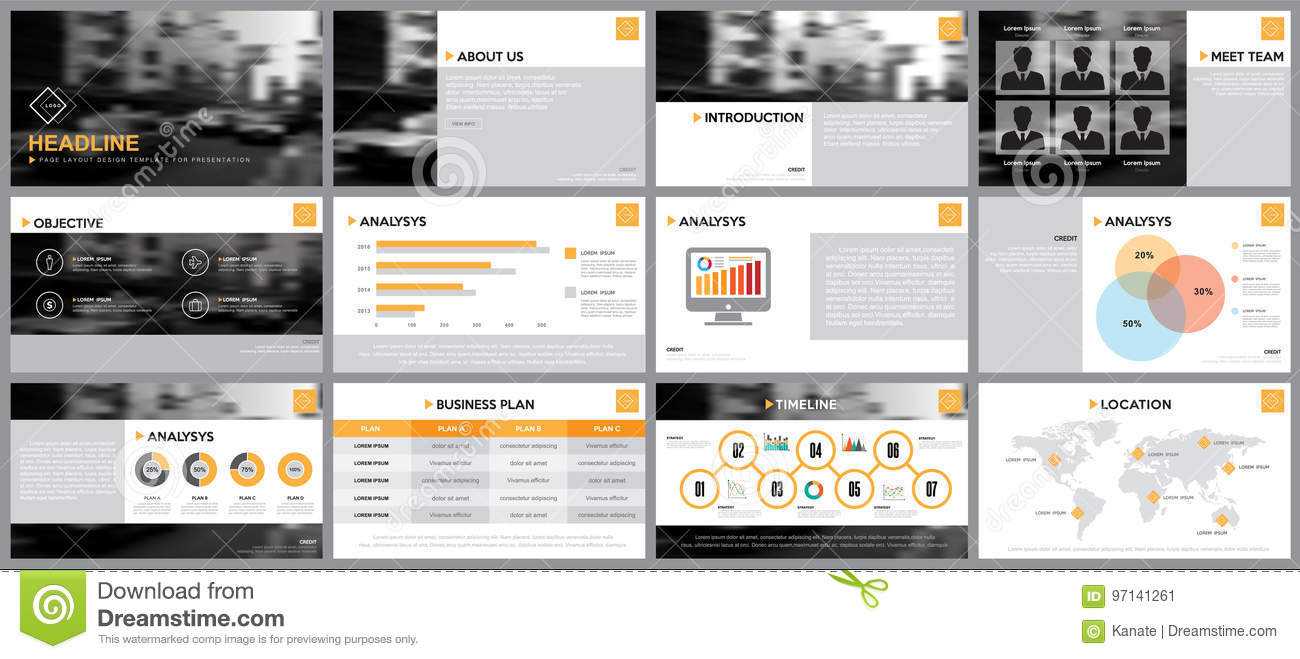 Design Element Of Infographics For Presentations Templates In Keynote Brochure Template