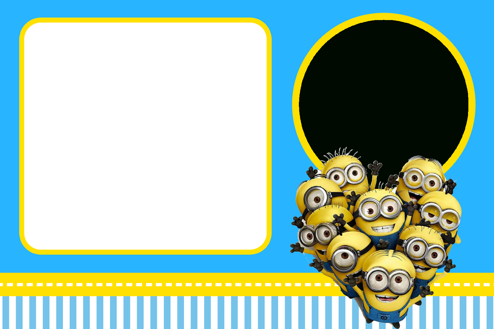 Despicable Me: Invitations And Party Free Printables. – Oh With Minion Card Template