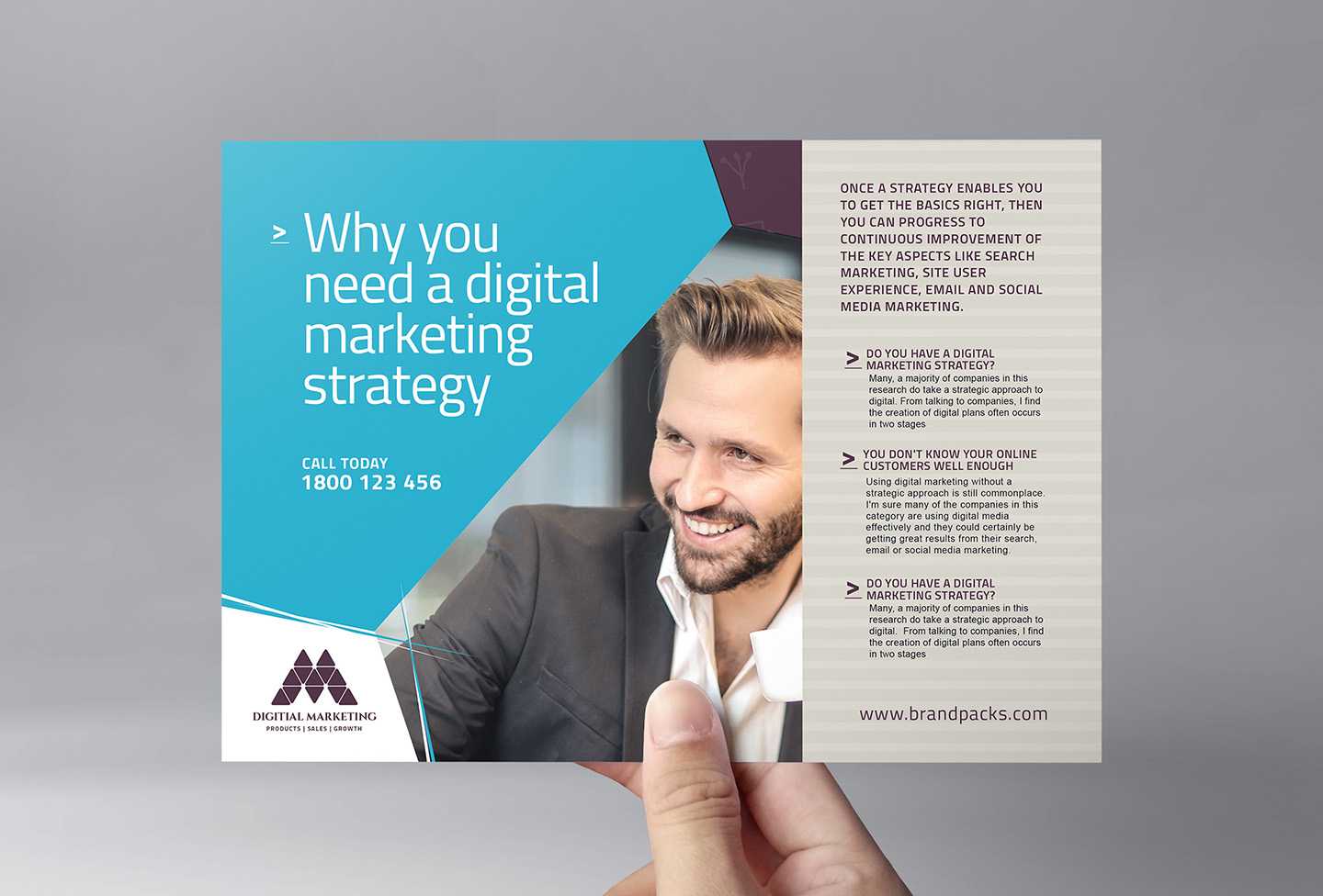 Digital Marketing Flyer Template In Psd, Ai & Vector Pertaining To Social Media Brochure Template
