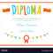 Diploma Template For Kids Intended For Preschool Graduation Certificate Template Free