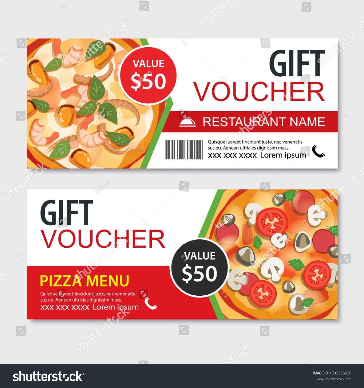 Discount Gift Voucher Fast Food Template | Business/finance Throughout Pizza Gift Certificate Template