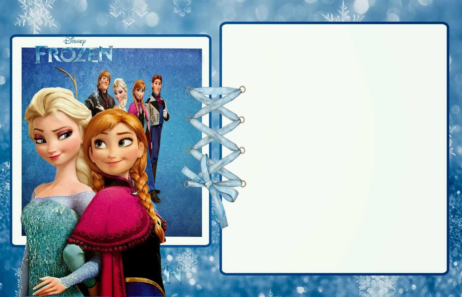 Disney Frozen Birthday Invitation Templates Pertaining To Frozen Birthday Card Template