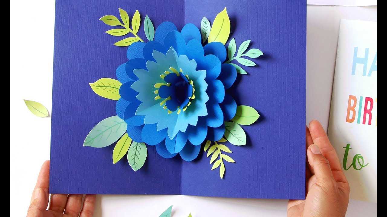 Diy Happy Mother's Day Card Pop Up Flower (Free Templates!) For Printable Pop Up Card Templates Free