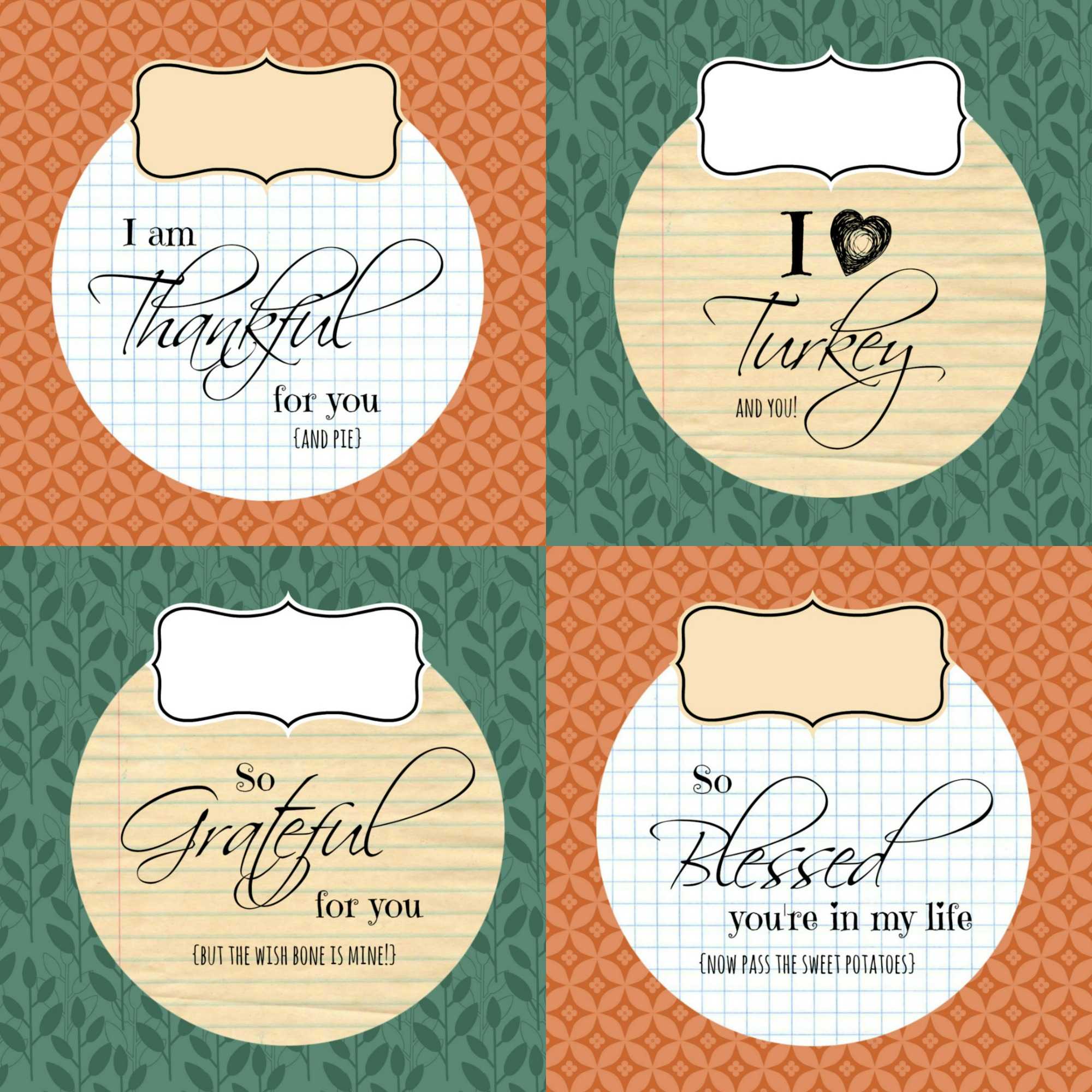 Diy Printable Thanksgiving Silverware Place Card Holders | Regarding Thanksgiving Place Cards Template