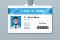 Doctor Id Card Template Medical Identity Badge inside Doctor Id Card Template