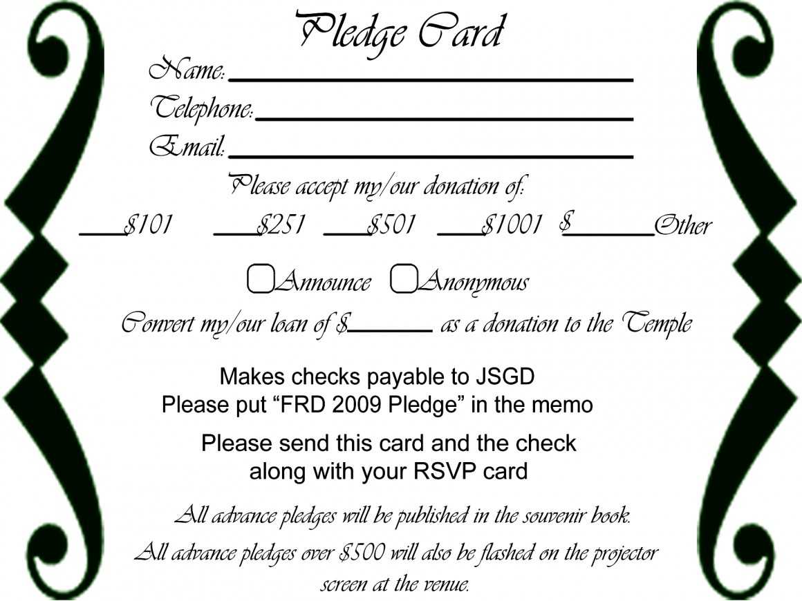 Donor Pledge Card Template – Beyti.refinedtraveler.co With Organ Donor Card Template