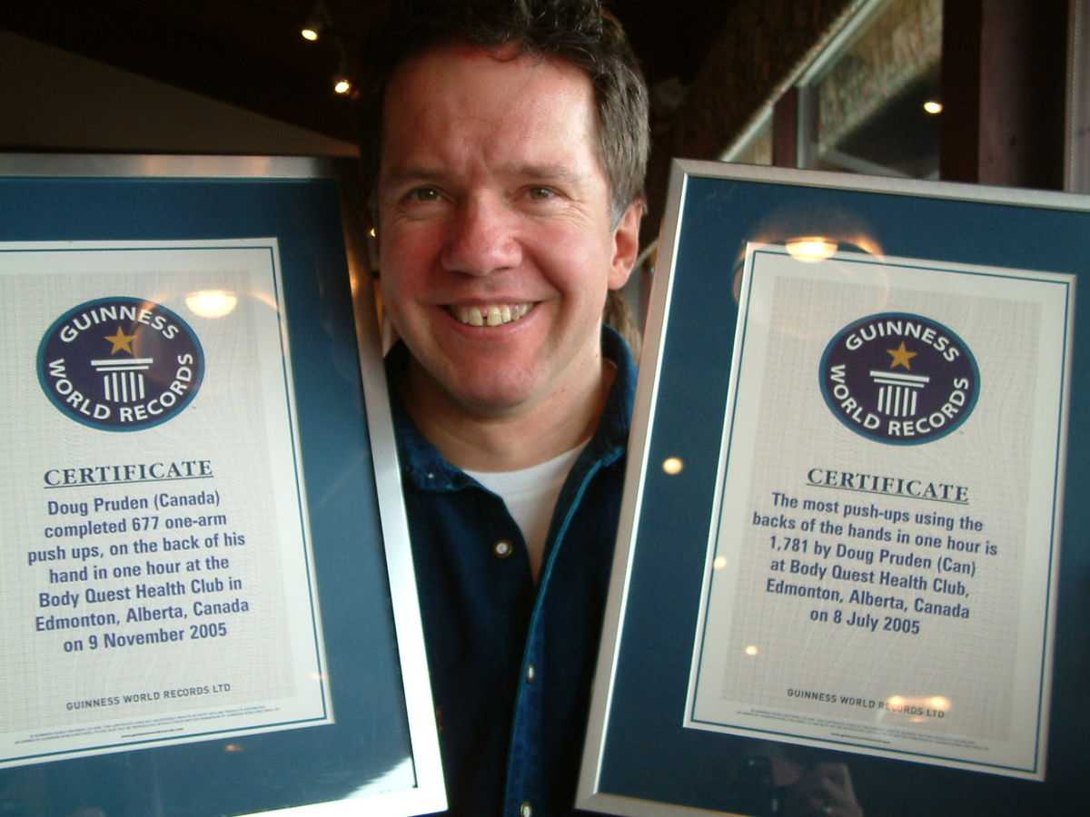Doug Pruden – Wikipedia Pertaining To Guinness World Record Certificate Template