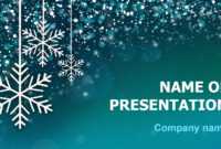 Download Free Snowing Snow Powerpoint Theme For Presentation for Snow Powerpoint Template