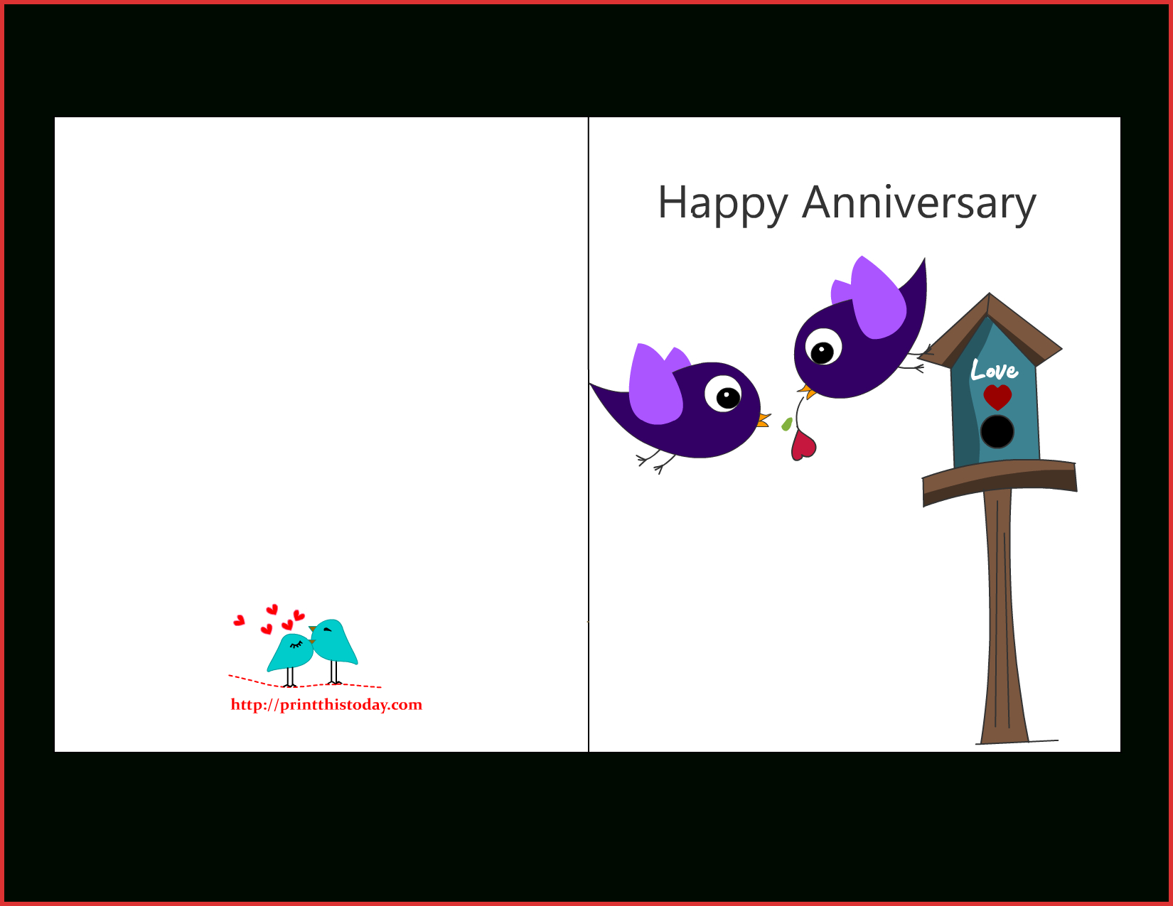 Download Happy Wedding Anniversary Card Template Fresh Intended For Template For Anniversary Card