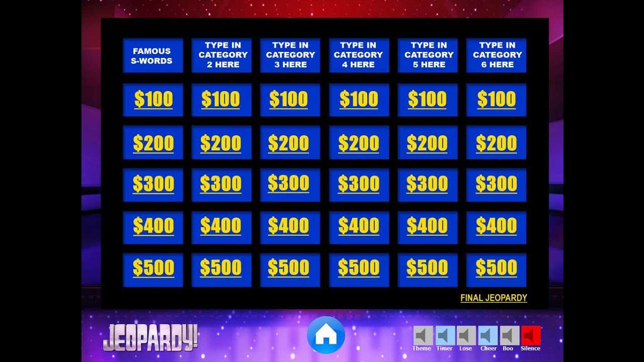 Download The Best Free Jeopardy Powerpoint Template - How To Make And Edit  Tutorial Regarding Jeopardy Powerpoint Template With Score