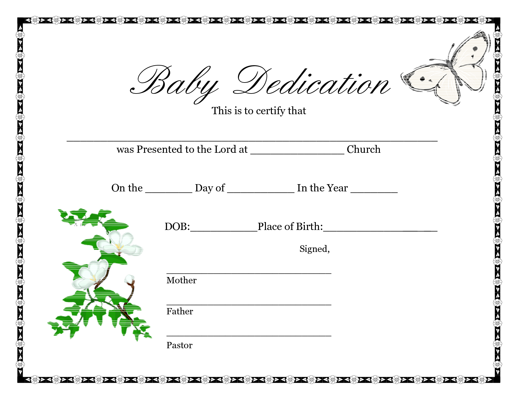 Downloadable Blank Birth Certificate Template Sample : V M D With Fake Birth Certificate Template