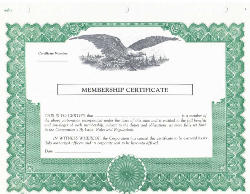 Duke 6 Membership Stock Certificates Pertaining To Llc Membership Certificate Template
