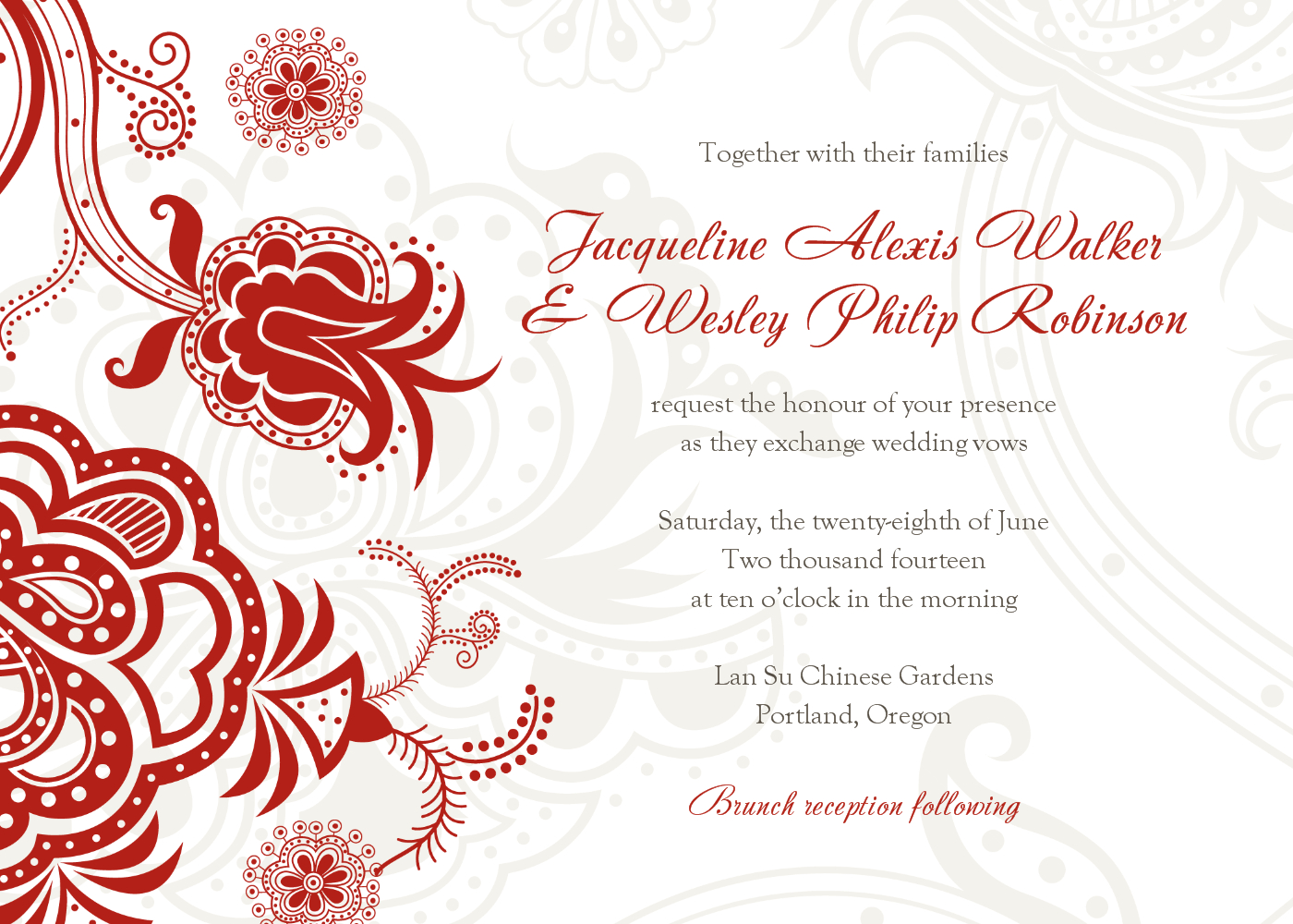 E Wedding Invitation Templates Throughout Free E Wedding Invitation Card Templates